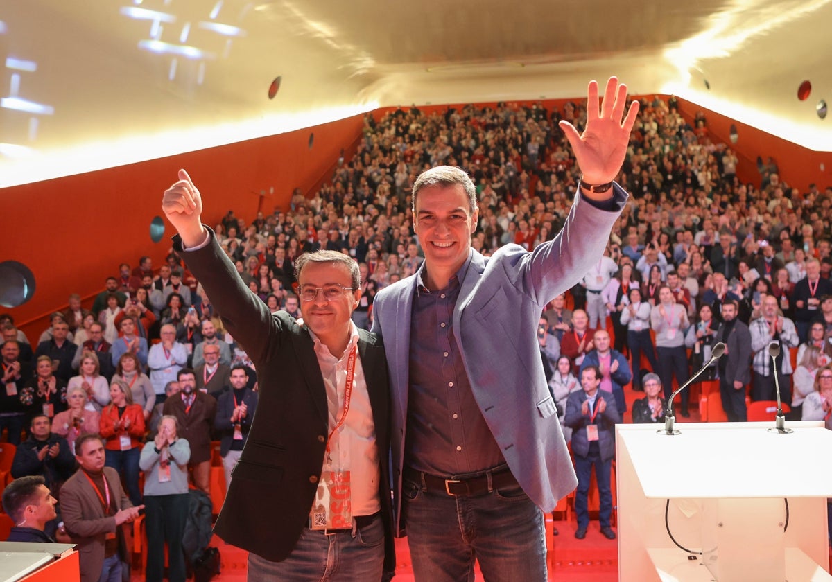 Aplazado por el temporal el acto en el que Sánchez arropaba en Mérida a un Gallardo cuestionado como cartel electoral
